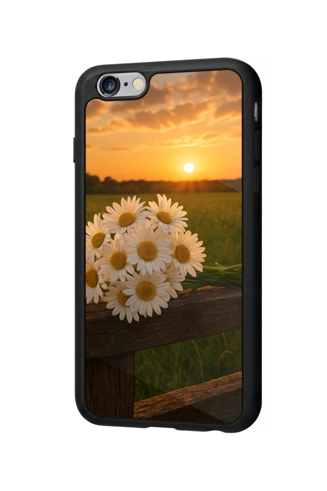 iPhone 6s Plus Uyumlu Cicek Tasarımlı Glossy Premium Kılıf