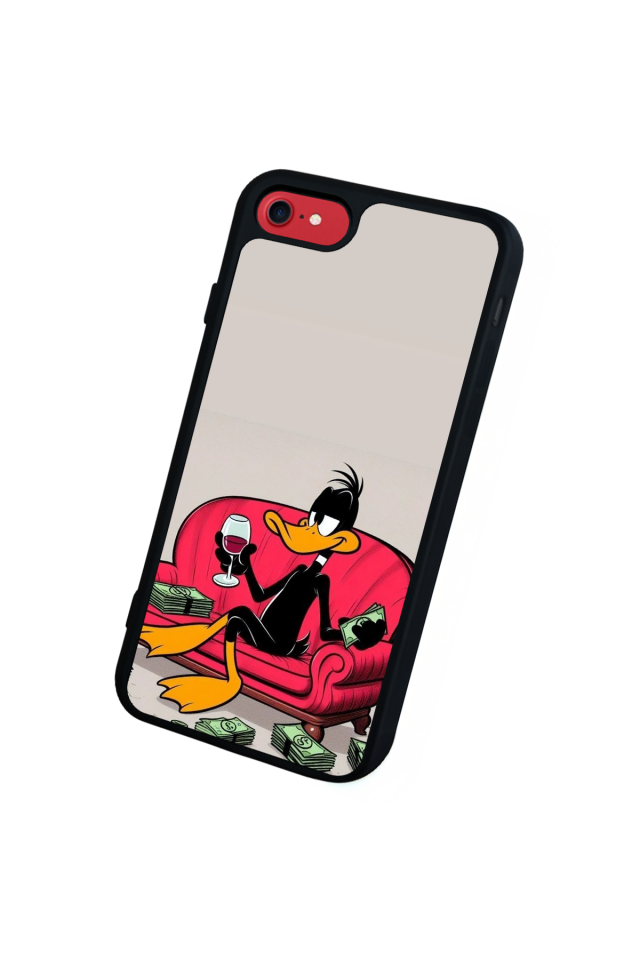 iPhone 7 Uyumlu Daffy duck Tasarımlı Glossy Premium Kılıf
