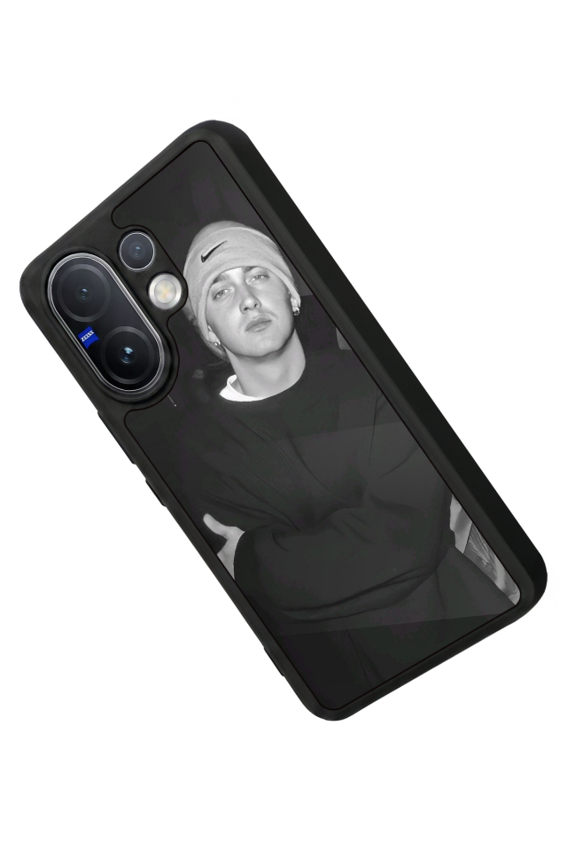 Vivo V60 Uyumlu Eminem Tasarımlı Glossy Premium Kılıf