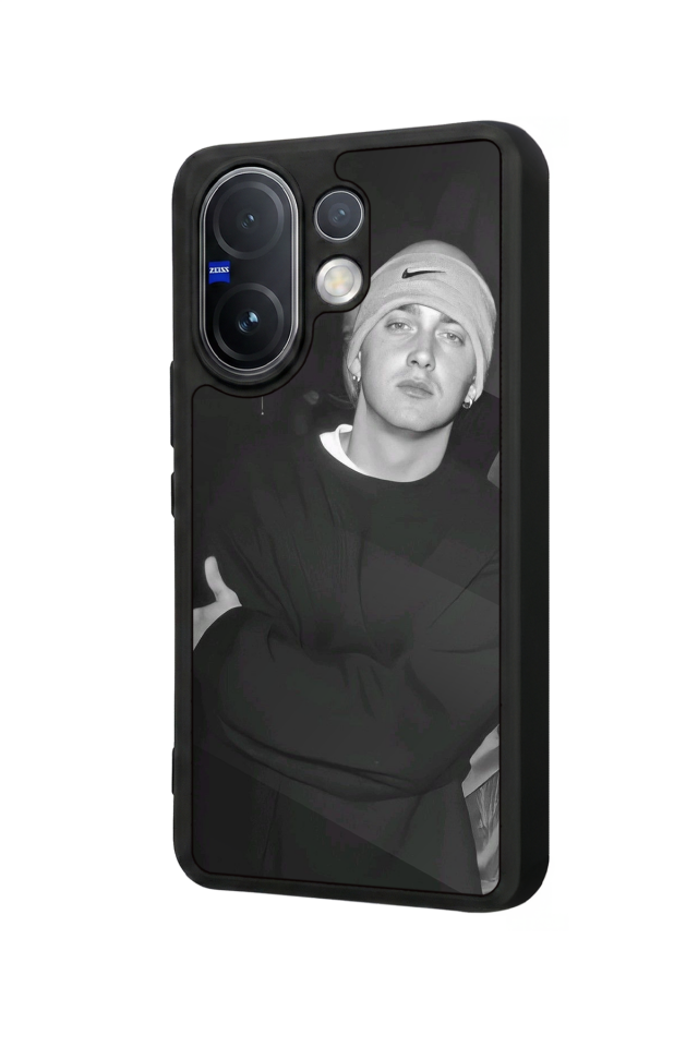 Vivo V60 Uyumlu Eminem Tasarımlı Glossy Premium Kılıf