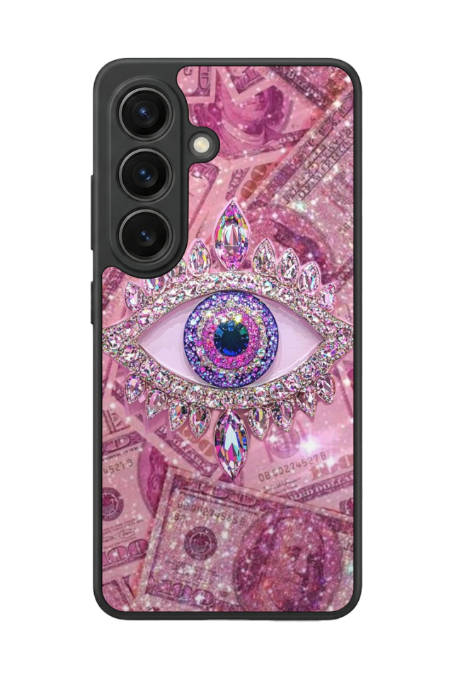 Samsung Galaxy S26 Uyumlu Göz Tasarımlı Glossy Premium Kılıf