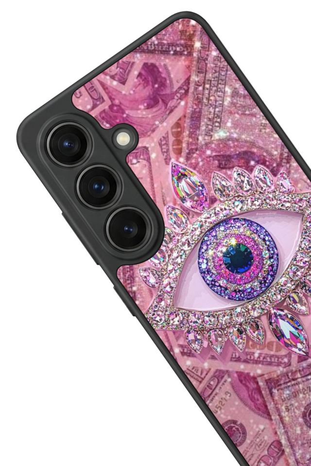 Samsung Galaxy S26 Uyumlu Göz Tasarımlı Glossy Premium Kılıf