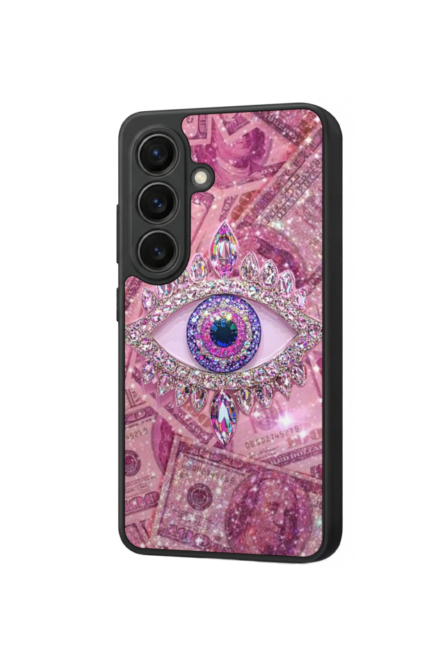 Samsung Galaxy S26 Uyumlu Göz Tasarımlı Glossy Premium Kılıf