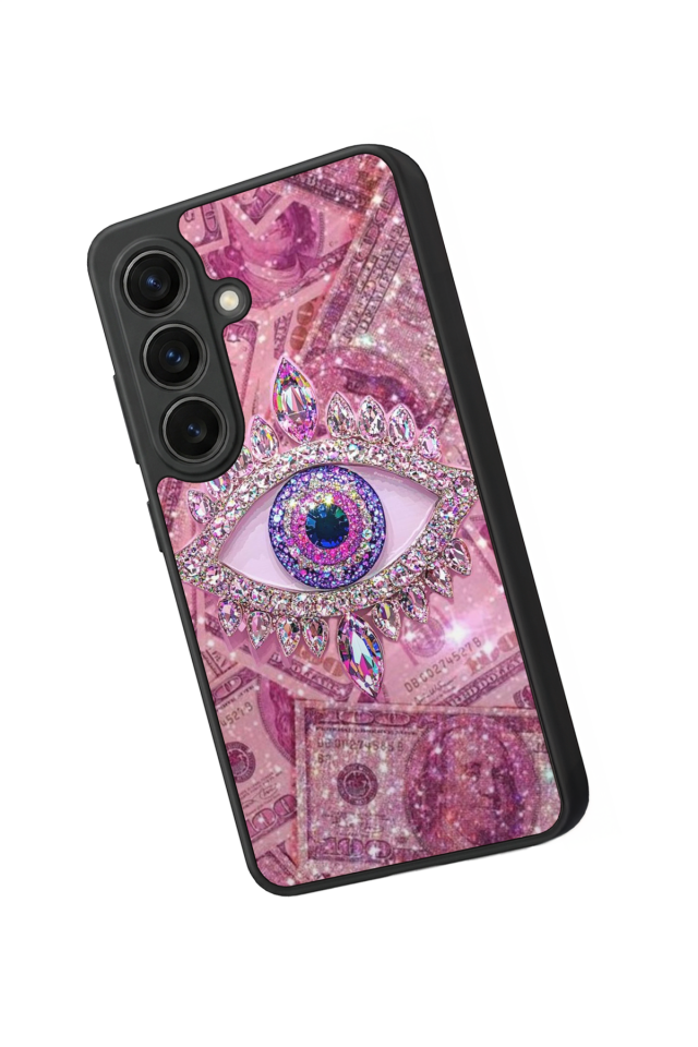 Samsung Galaxy S26 Uyumlu Göz Tasarımlı Glossy Premium Kılıf