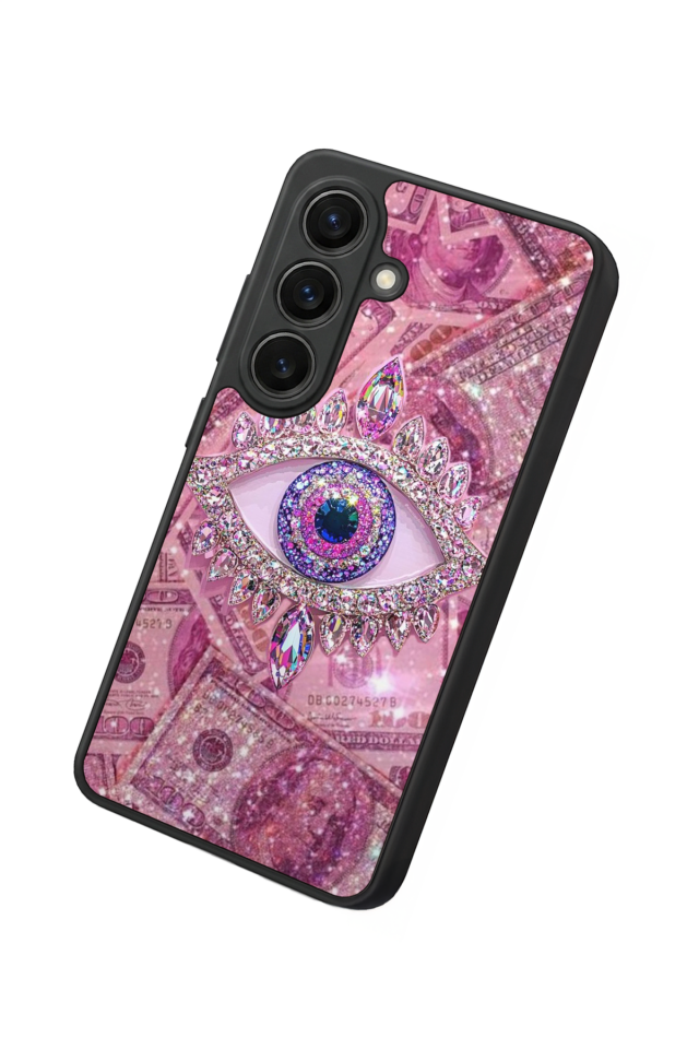 Samsung Galaxy S26 Uyumlu Göz Tasarımlı Glossy Premium Kılıf