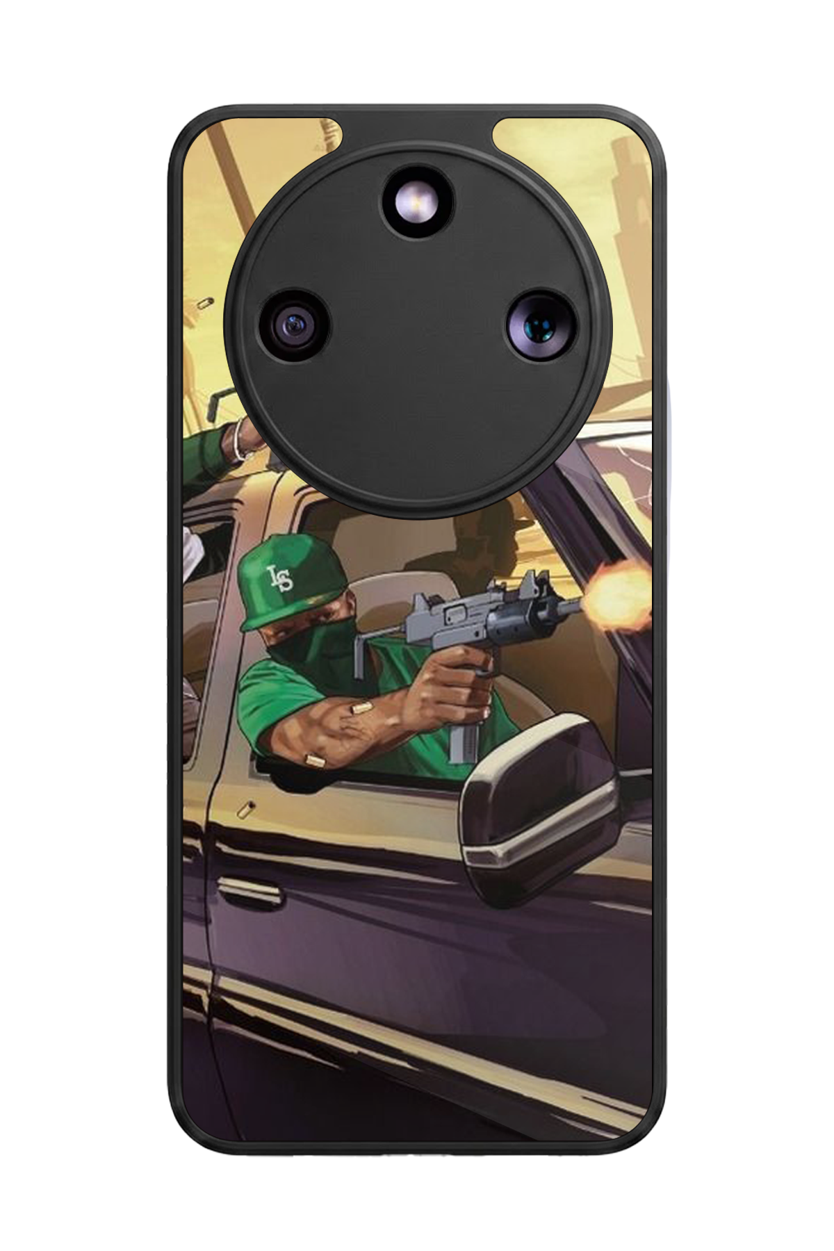 Honor Magic 8 Lite Uyumlu GTA Tasarımlı Glossy Premium Kılıf