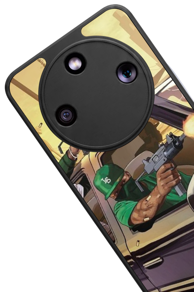 Honor Magic 8 Lite Uyumlu GTA Tasarımlı Glossy Premium Kılıf