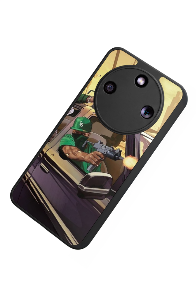 Honor Magic 8 Lite Uyumlu GTA Tasarımlı Glossy Premium Kılıf