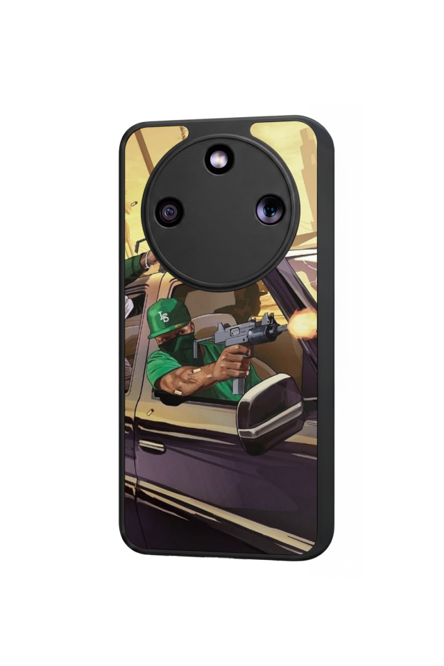 Honor Magic 8 Lite Uyumlu GTA Tasarımlı Glossy Premium Kılıf