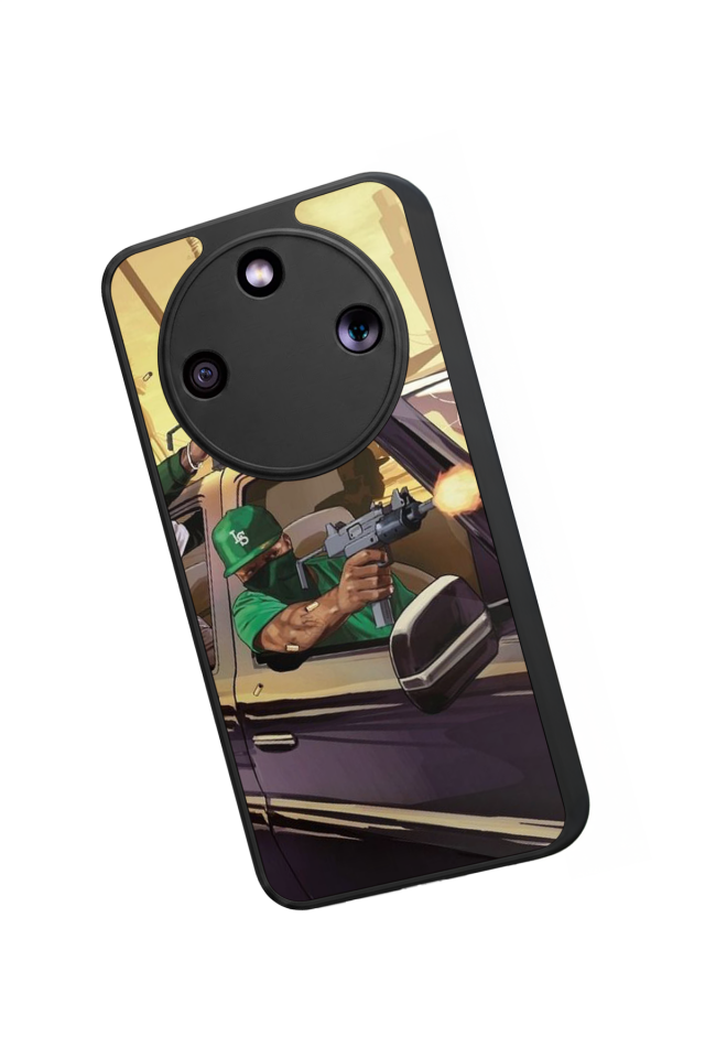 Honor Magic 8 Lite Uyumlu GTA Tasarımlı Glossy Premium Kılıf