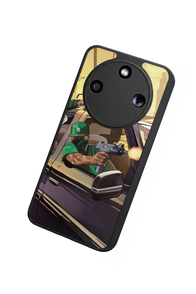 Honor Magic 8 Lite Uyumlu GTA Tasarımlı Glossy Premium Kılıf