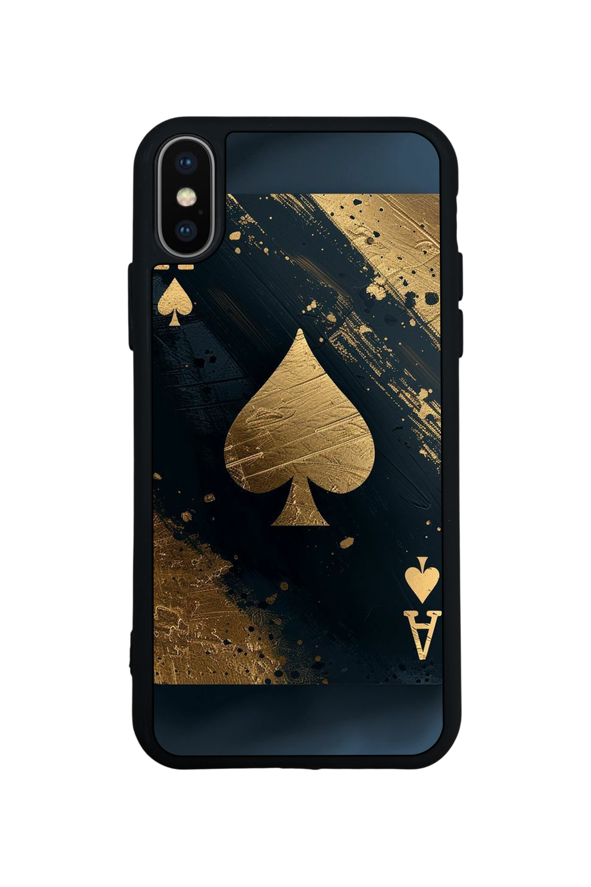 iPhone XS Max Uyumlu Kart Tasarımlı Glossy Premium Kılıf