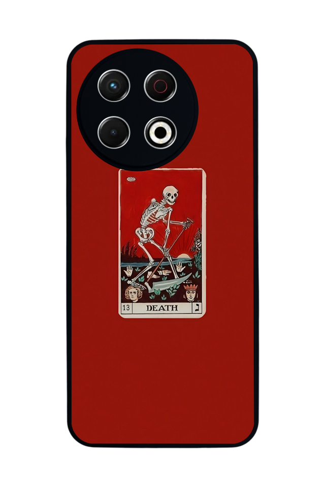 Tecno Spark 30 Pro Uyumlu Kirmizi Tasarımlı Glossy Premium Kılıf