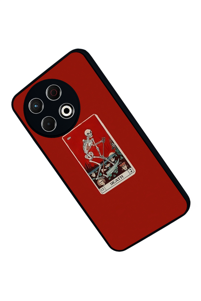 Tecno Spark 30 Pro Uyumlu Kirmizi Tasarımlı Glossy Premium Kılıf