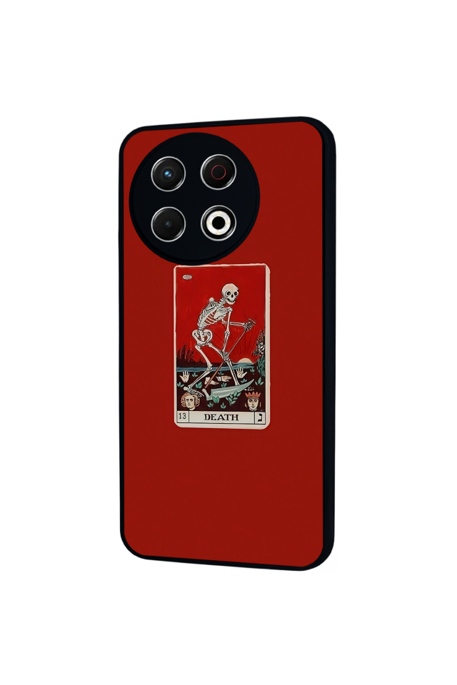 Tecno Spark 30 Pro Uyumlu Kirmizi Tasarımlı Glossy Premium Kılıf