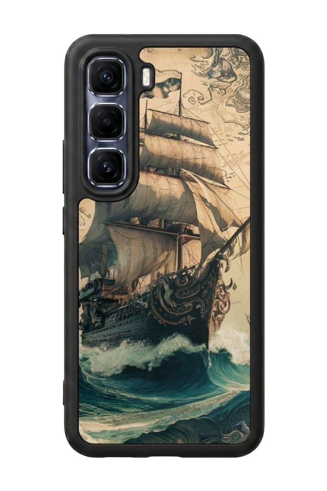 Infinix Hot 60 Pro Plus Uyumlu Korsan Tasarımlı Glossy Premium Kılıf
