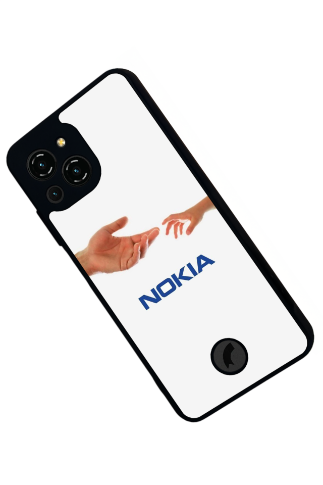 Reeder S23 Pro Max Uyumlu Nokia Tasarımlı Glossy Premium Kılıf