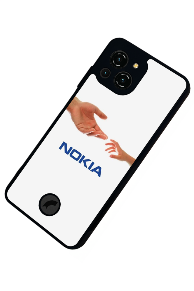 Reeder S23 Pro Max Uyumlu Nokia Tasarımlı Glossy Premium Kılıf