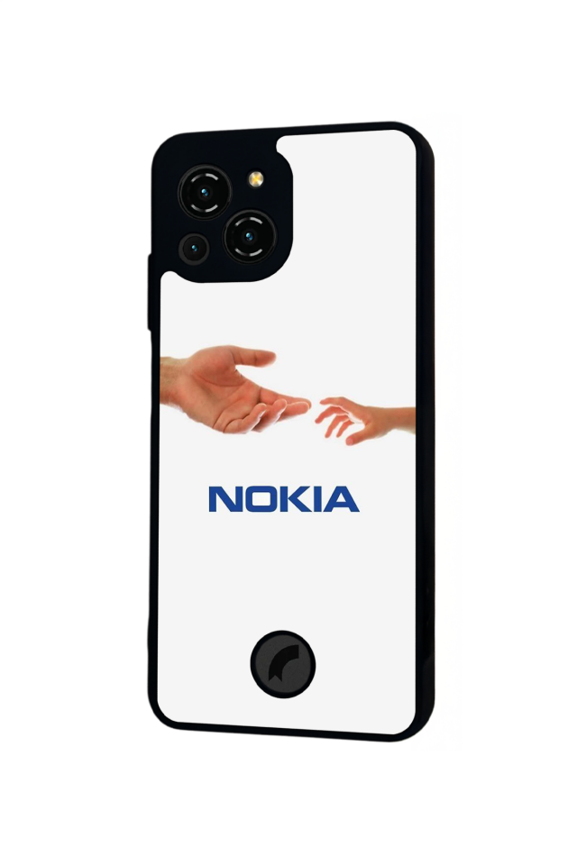 Reeder S23 Pro Max Uyumlu Nokia Tasarımlı Glossy Premium Kılıf