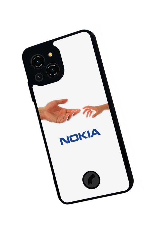 Reeder S23 Pro Max Uyumlu Nokia Tasarımlı Glossy Premium Kılıf