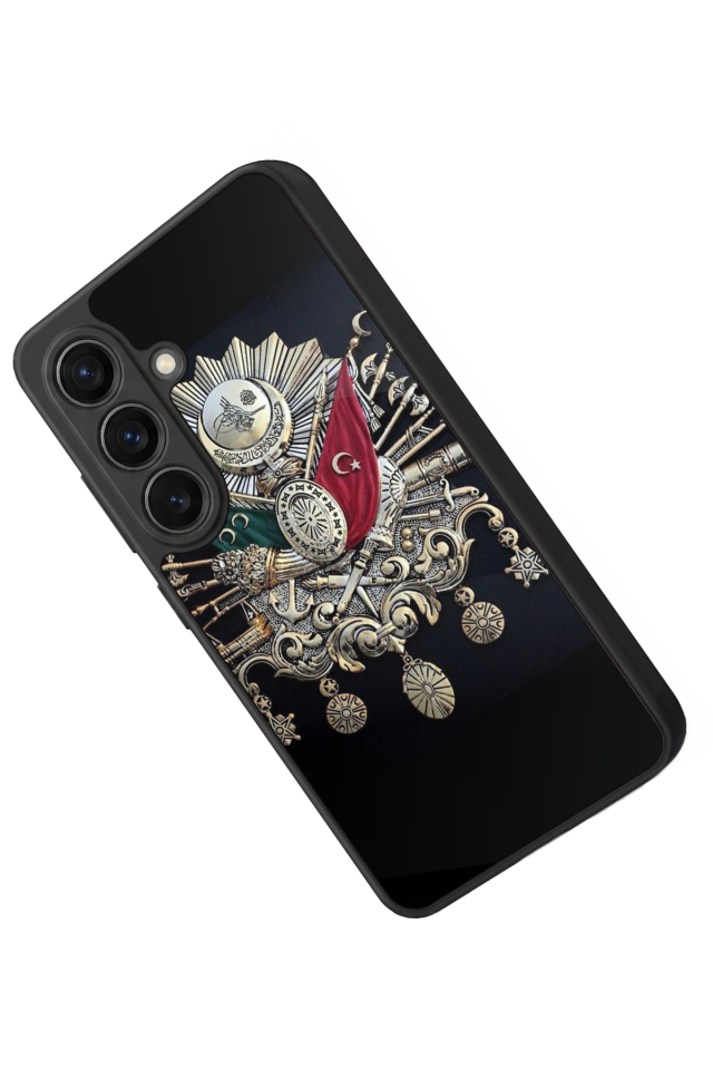 Samsung Galaxy S26 Uyumlu Osmanli Tugrasi Tasarımlı Glossy Premium Kılıf
