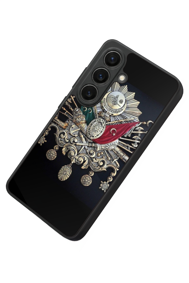 Samsung Galaxy S26 Uyumlu Osmanli Tugrasi Tasarımlı Glossy Premium Kılıf