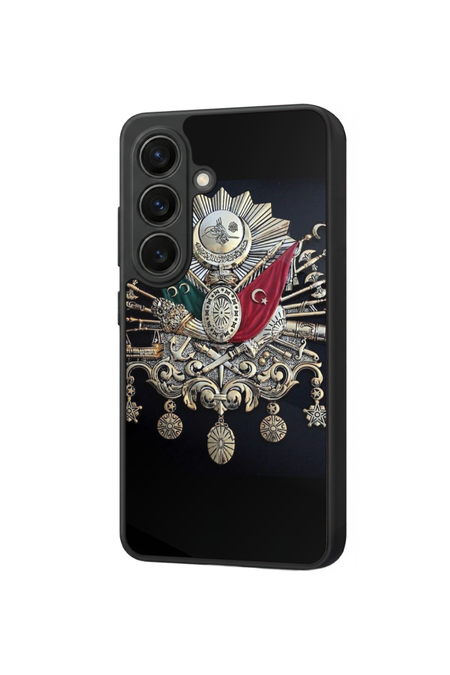 Samsung Galaxy S26 Uyumlu Osmanli Tugrasi Tasarımlı Glossy Premium Kılıf