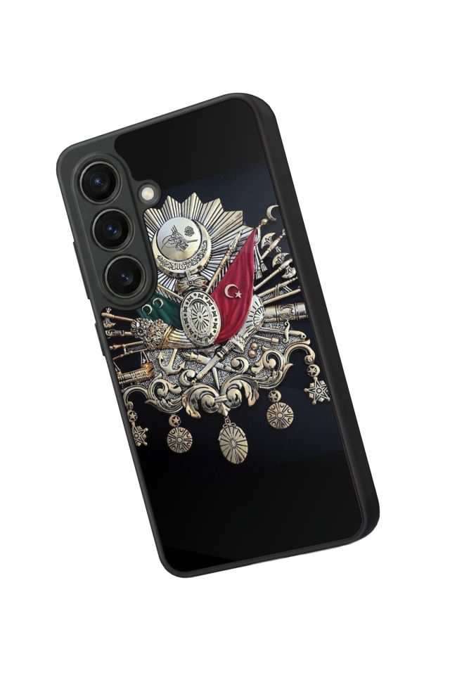 Samsung Galaxy S26 Uyumlu Osmanli Tugrasi Tasarımlı Glossy Premium Kılıf