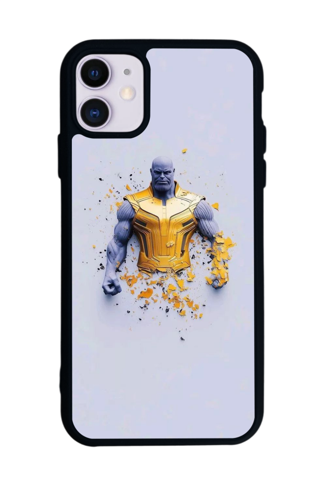 iPhone 11 Uyumlu Thanos Tasarımlı Glossy Premium Kılıf