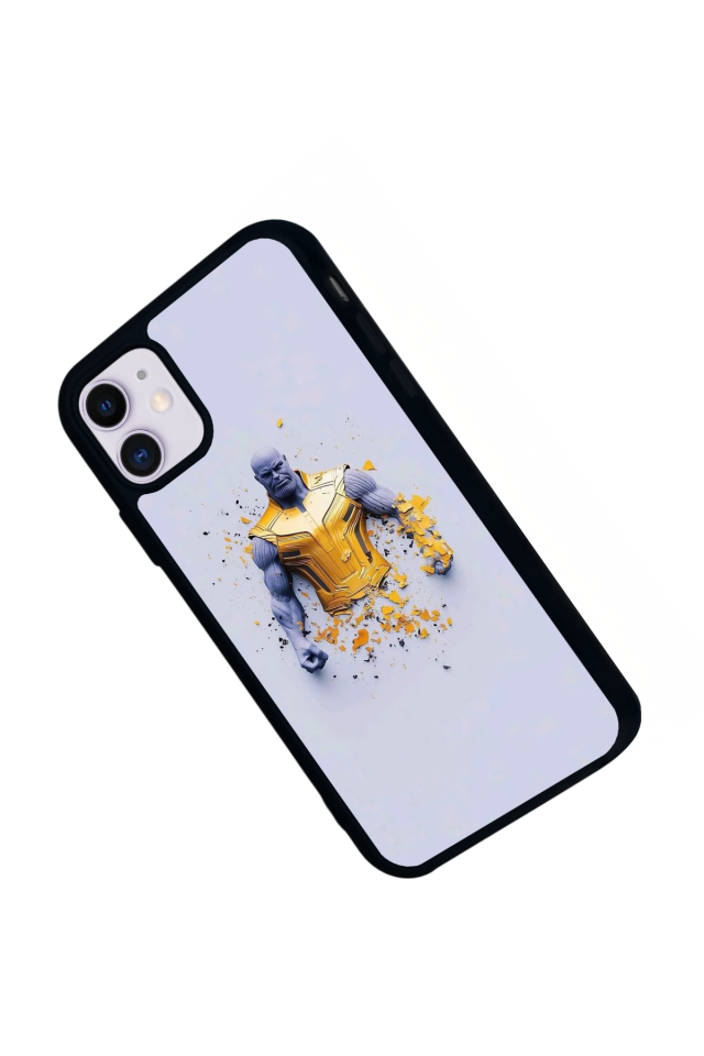 iPhone 11 Uyumlu Thanos Tasarımlı Glossy Premium Kılıf