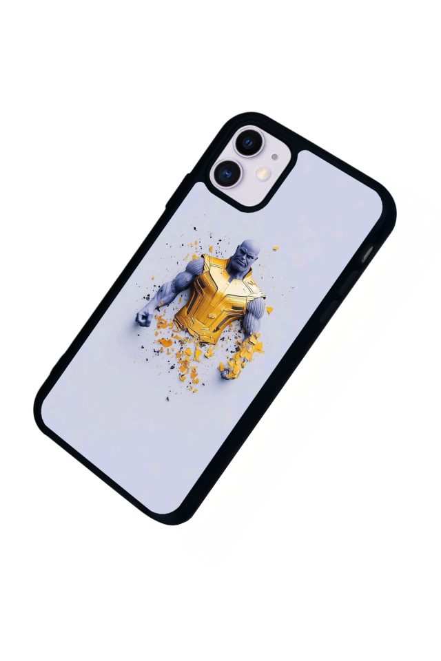 iPhone 11 Uyumlu Thanos Tasarımlı Glossy Premium Kılıf