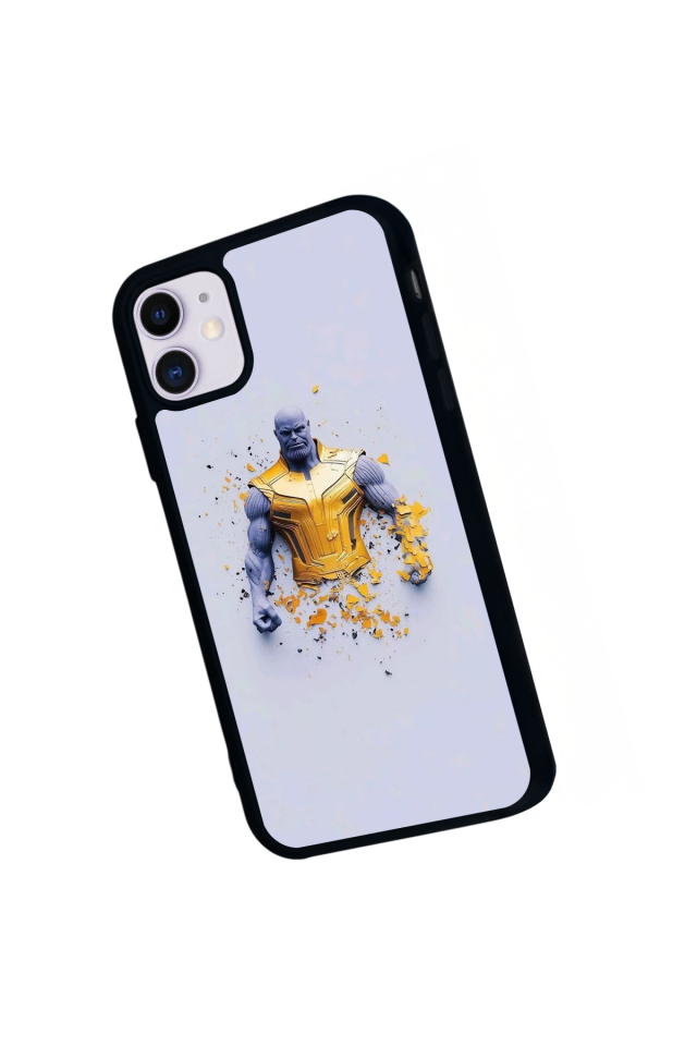 iPhone 11 Uyumlu Thanos Tasarımlı Glossy Premium Kılıf