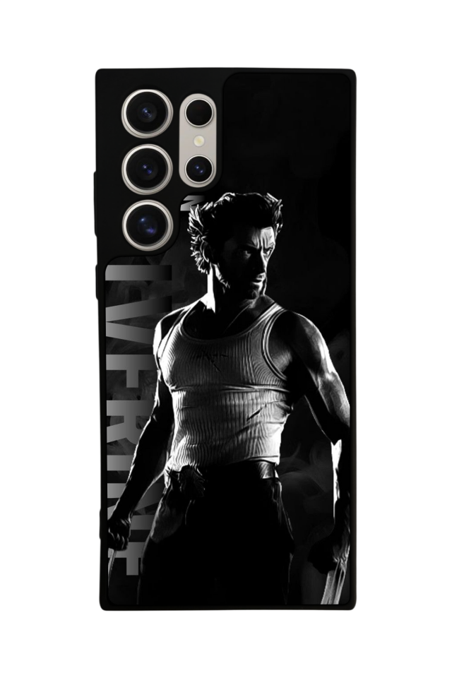 Samsung Galaxy S22 Ultra Uyumlu Wolverine Tasarımlı Glossy Premium Kılıf