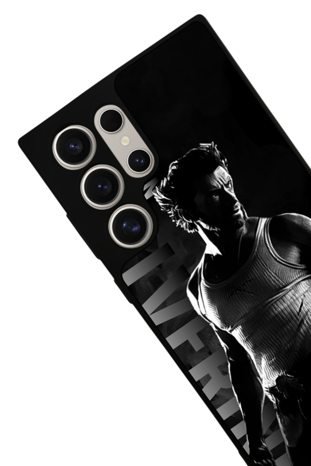 Samsung Galaxy S22 Ultra Uyumlu Wolverine Tasarımlı Glossy Premium Kılıf