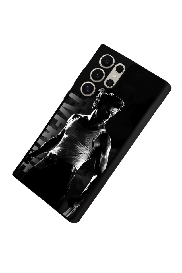 Samsung Galaxy S22 Ultra Uyumlu Wolverine Tasarımlı Glossy Premium Kılıf