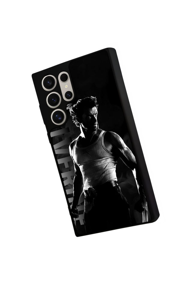 Samsung Galaxy S22 Ultra Uyumlu Wolverine Tasarımlı Glossy Premium Kılıf
