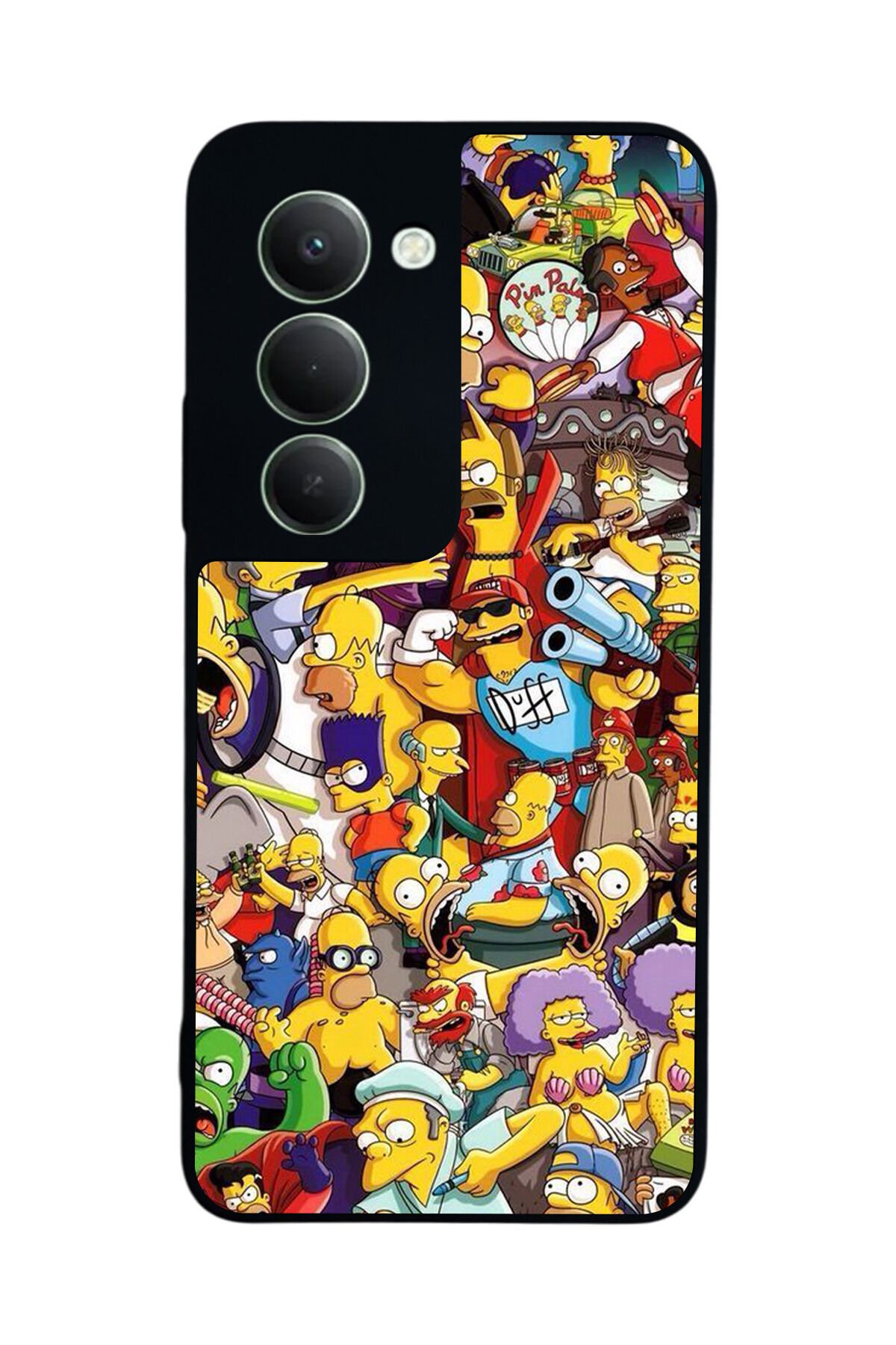 Xiaomi Redmi 15 5G Uyumlu The Simpsons Tasarımlı Glossy Premium Kılıf