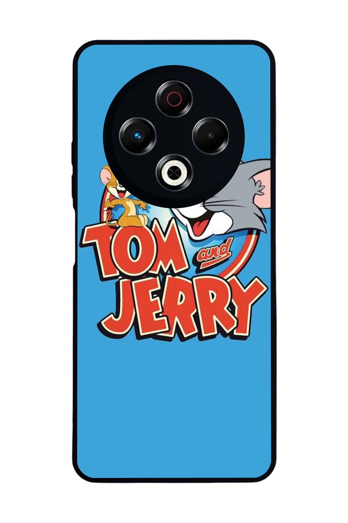 Tecno Spark 30 Uyumlu Tom And Jerry Tasarımlı Glossy Premium Kılıf