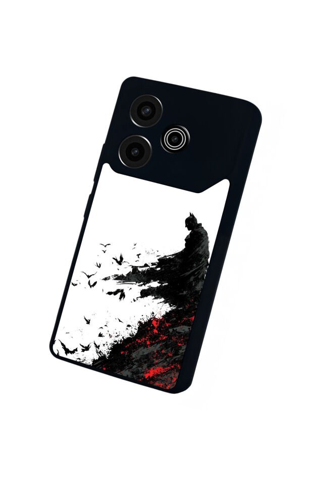 Tecno Pova 6 Uyumlu Batman Tasarımlı Glossy Premium Kılıf