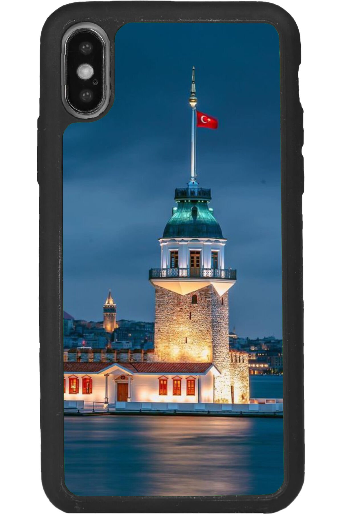 iPhone XS Max Uyumlu Mat Siyah uyumlu Kılıf – Yumuşak Silikon, Koruyucu, Şok Emici Kapak