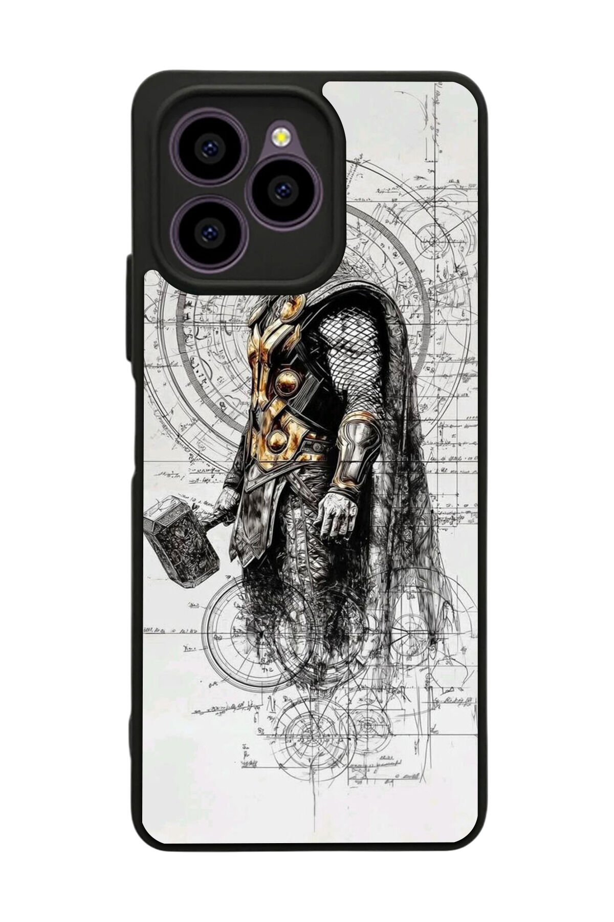 Omix X6 Uyumlu Thor Tasarımlı Glossy Premium Kılıf