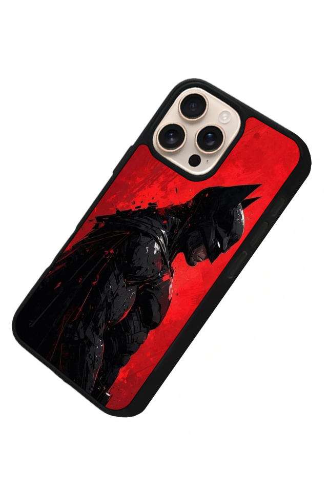 iPhone 14 Pro Uyumlu Batman Tasarımlı Glossy Premium Kılıf