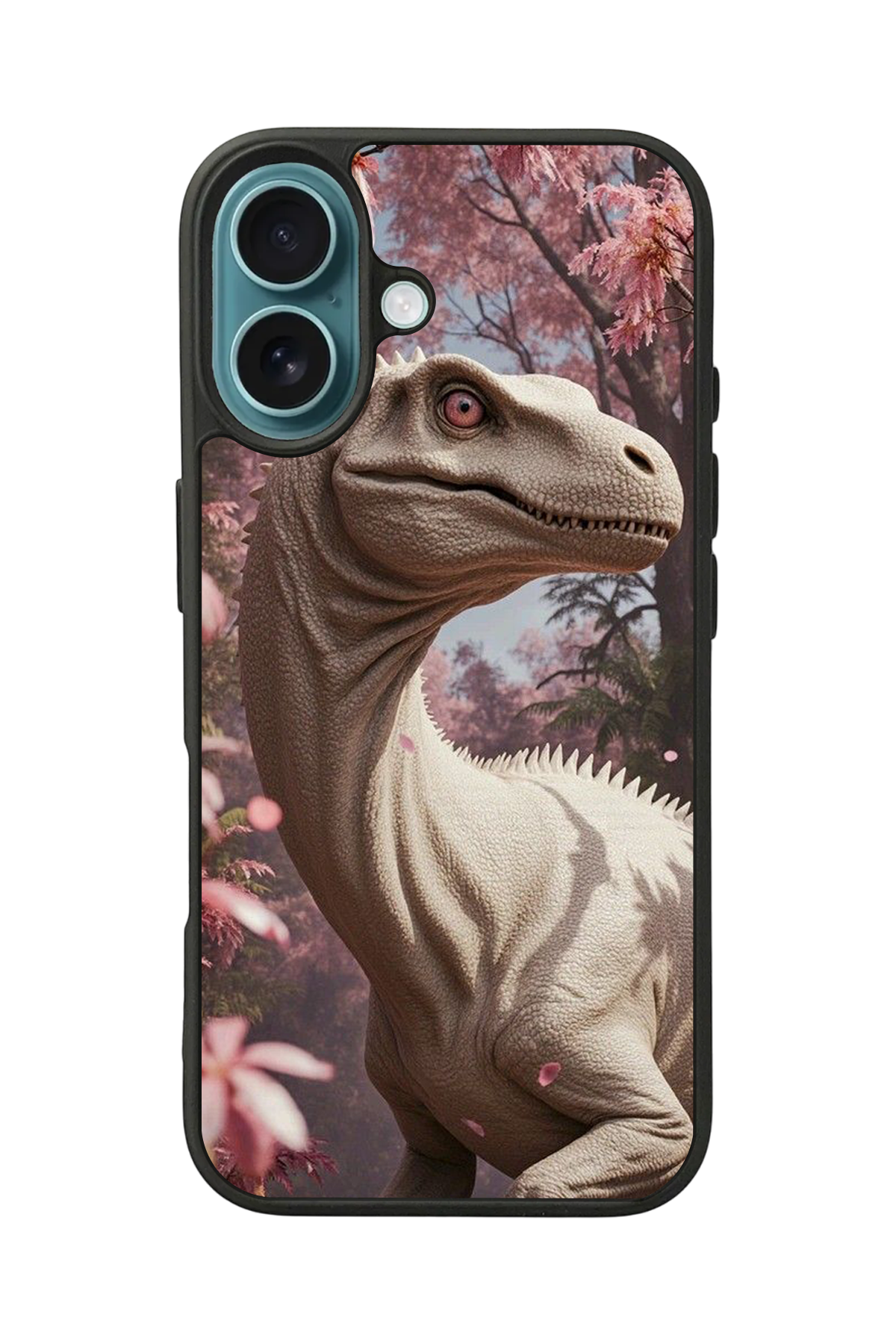 iPhone 16 Plus Uyumlu Dinazor Tasarımlı Glossy Premium Kılıf