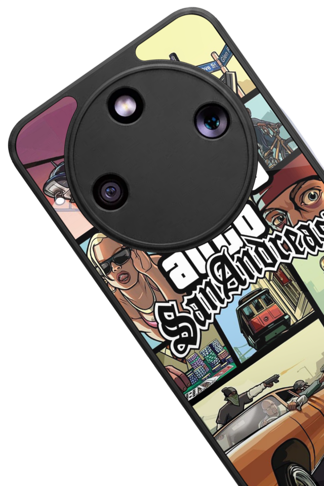 Honor Magic 8 Lite Uyumlu GTA Tasarımlı Glossy Premium Kılıf