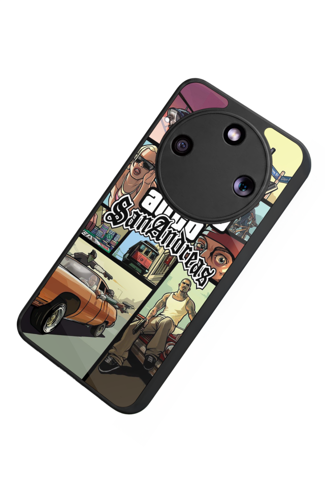 Honor Magic 8 Lite Uyumlu GTA Tasarımlı Glossy Premium Kılıf