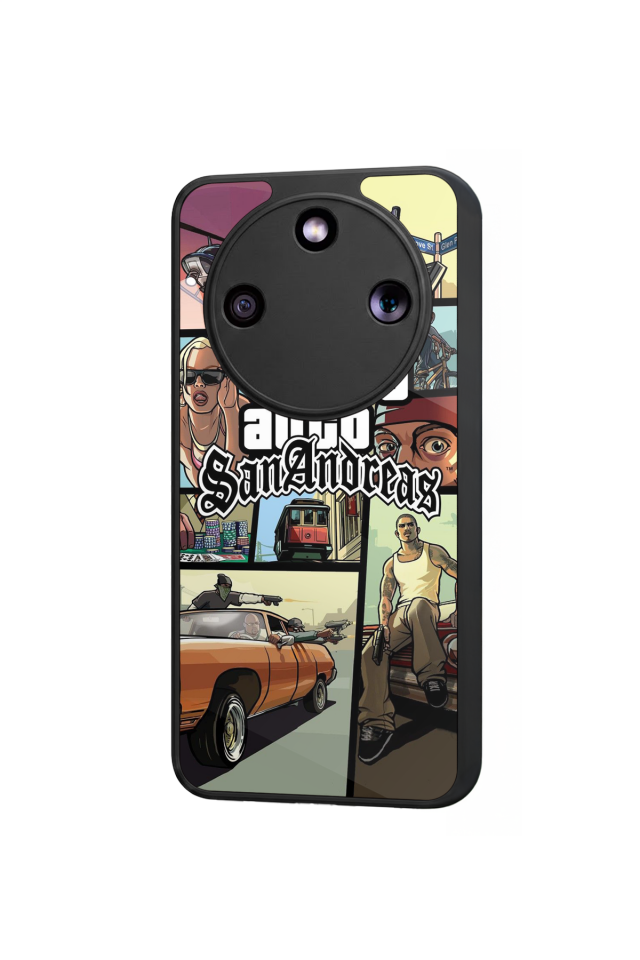 Honor Magic 8 Lite Uyumlu GTA Tasarımlı Glossy Premium Kılıf