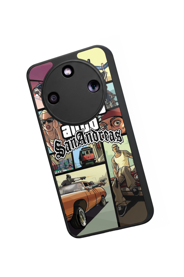 Honor Magic 8 Lite Uyumlu GTA Tasarımlı Glossy Premium Kılıf