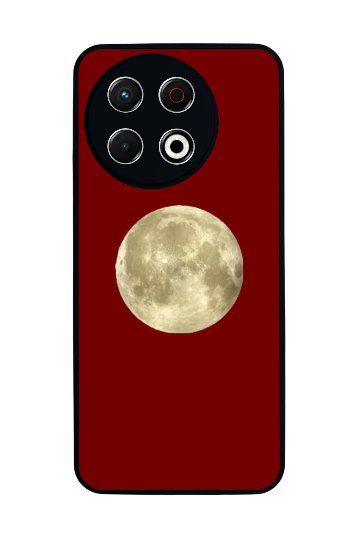 Tecno Spark 30 Pro Uyumlu Kirmizi Tasarımlı Glossy Premium Kılıf