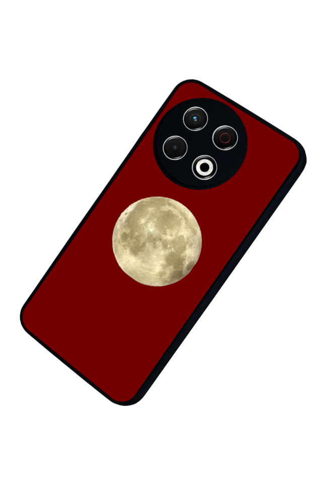 Tecno Spark 30 Pro Uyumlu Kirmizi Tasarımlı Glossy Premium Kılıf