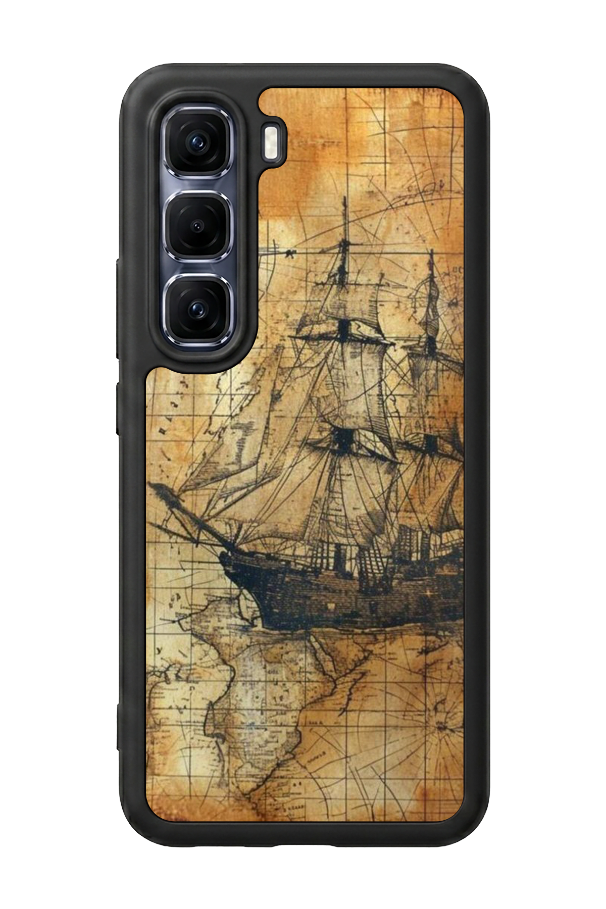 Infinix Hot 60 Pro Plus Uyumlu Korsan Tasarımlı Glossy Premium Kılıf